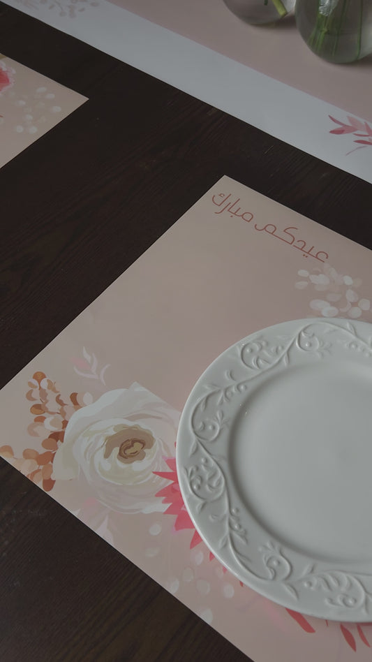 white Placemat