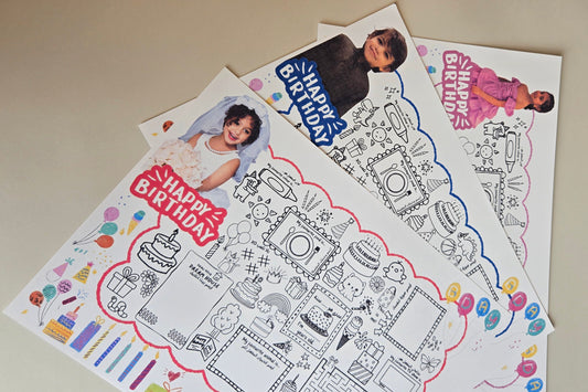 Birthday placemat