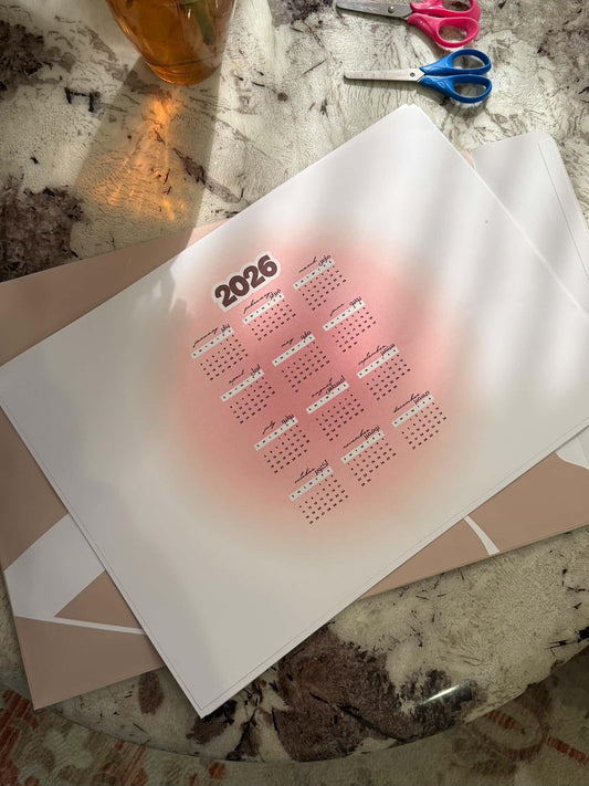 Vision Board Calendar